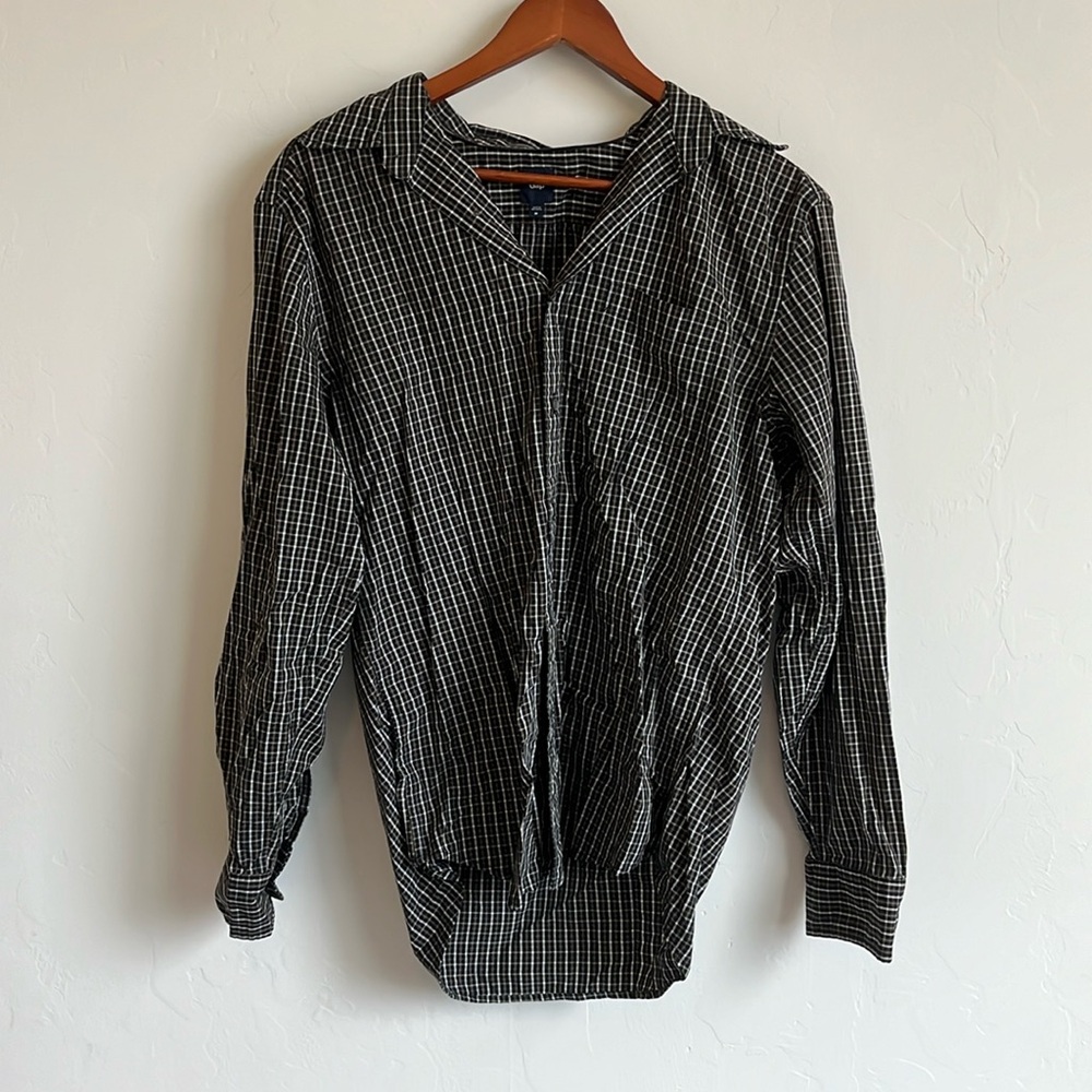 plaid Gap Men’s shirt button up